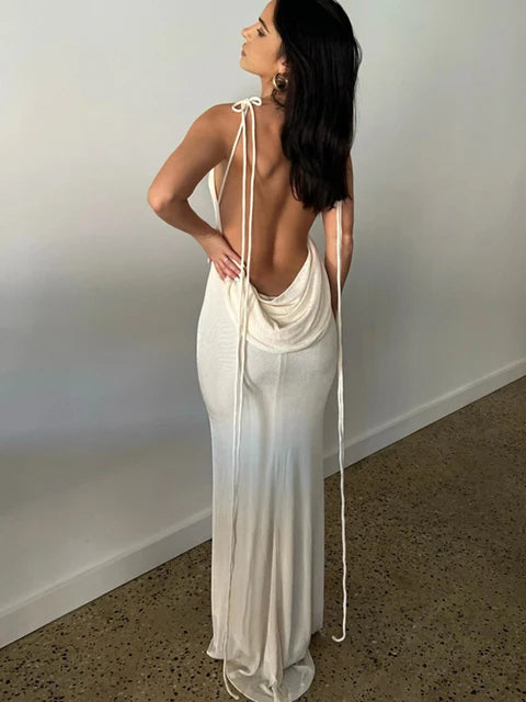Backless Maxi Dress